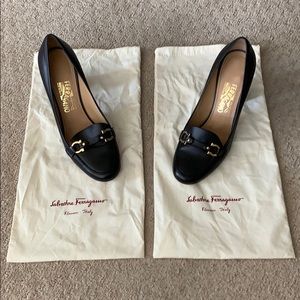 Salvatore Farragamo Leather Pumps